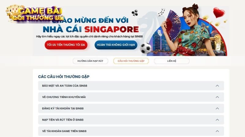 Tổng đài Sin88